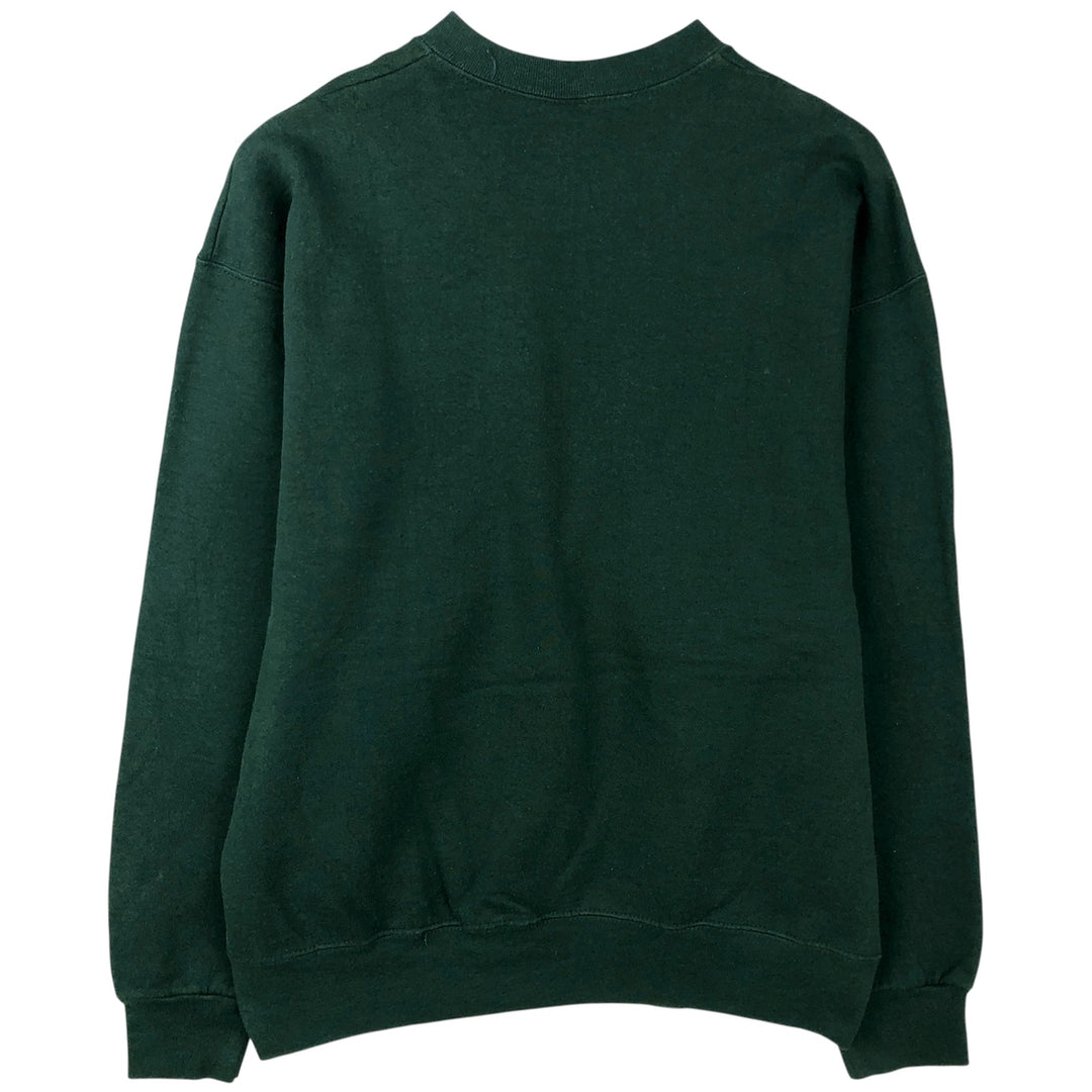 90'S Fruit of the Loom Green Bay Packers Logo Sweatshirt, Made in USA, Men's XL, Vintage cotton Green type dark green Vintage Second Hand
