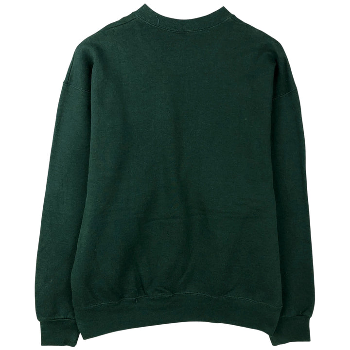 90'S Fruit of the Loom Green Bay Packers Logo Sweatshirt, Made in USA, Men's XL, Vintage cotton Green type dark green Vintage Second Hand
