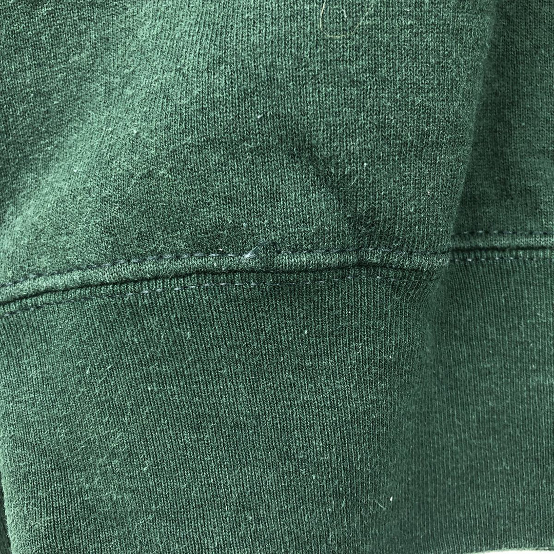 90'S Fruit of the Loom Green Bay Packers Logo Sweatshirt, Made in USA, Men's XL, Vintage cotton Green type dark green Vintage Second Hand