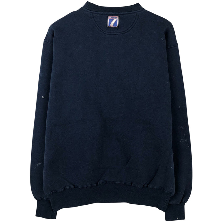 Vintage '90'S Logo Seven NFL Dallas Cowboys Print Sweatshirt, Men's Size Large cotton navy blue type Vintage Second Hand