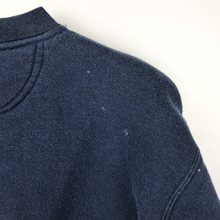 Vintage '90'S Logo Seven NFL Dallas Cowboys Print Sweatshirt, Men's Size Large cotton navy blue type Vintage Second Hand