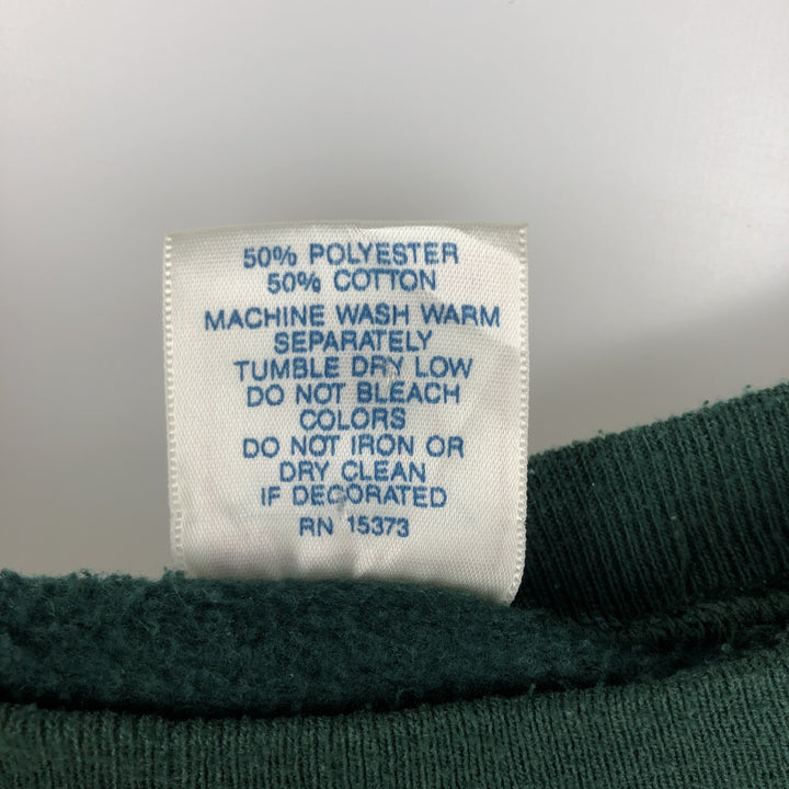 Vintage Delta Green Bay Packers logo sweatshirt, Made in USA, Men's XL polyester Green type dark green Vintage Second Hand