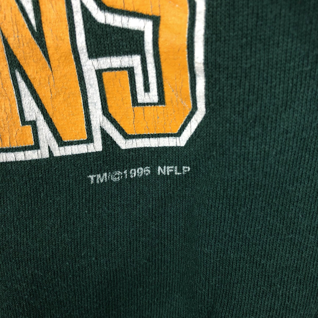 Vintage Delta Green Bay Packers logo sweatshirt, Made in USA, Men's XL polyester Green type dark green Vintage Second Hand
