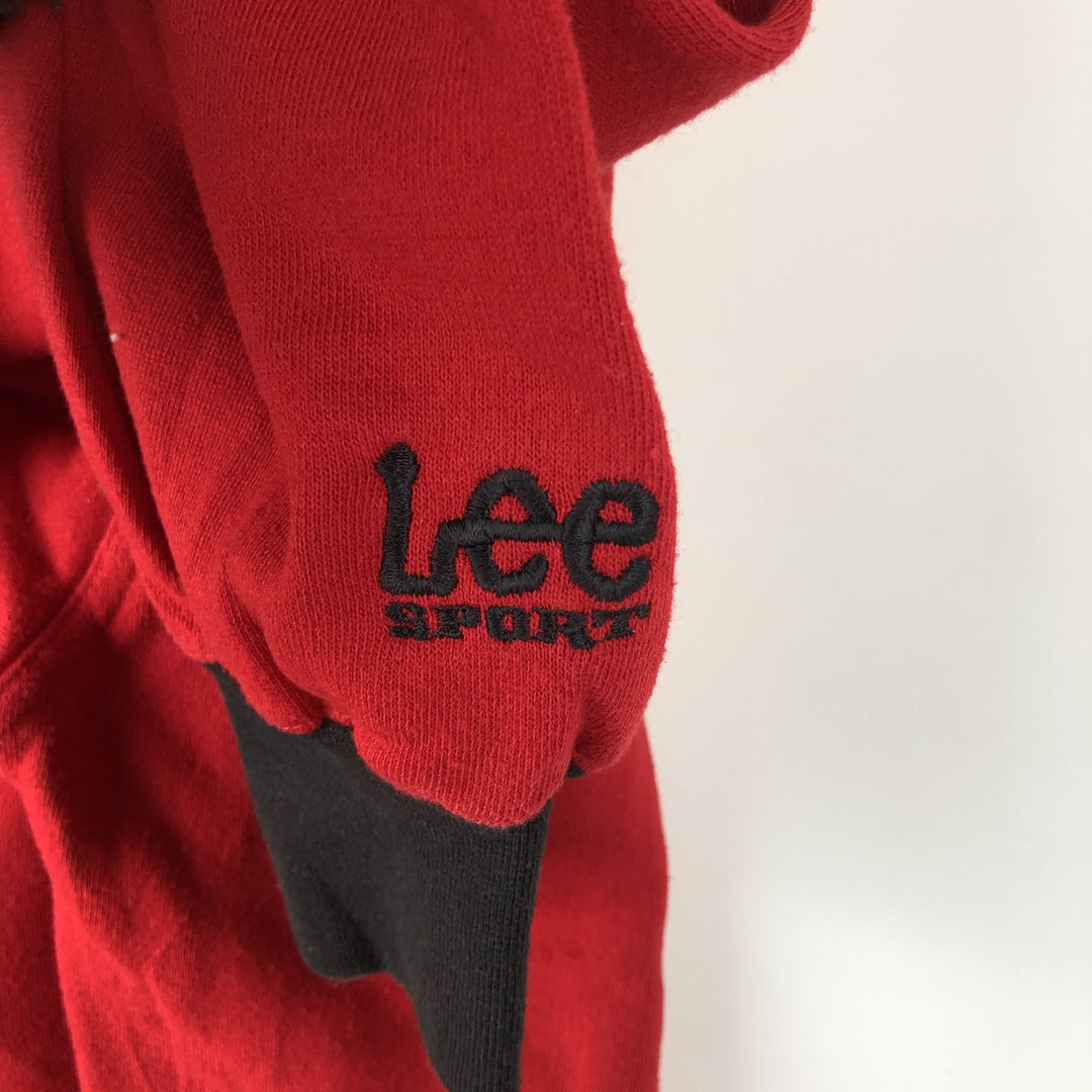Vintage 90'S Lee NBA Chicago Bulls print sweatshirt, size L, men's polyester red type Vintage Second Hand