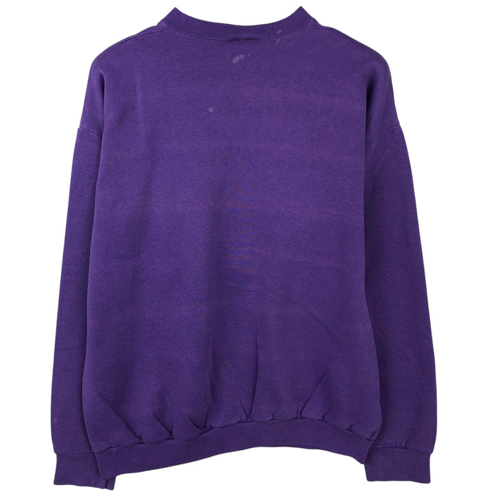 Vintage 90'S LOGO 7. INC. Los Angeles Lakers sweatshirt, Made in USA, Men's Size L cotton purple type Vintage Second Hand
