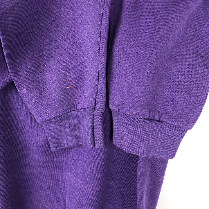 Vintage 90'S LOGO 7. INC. Los Angeles Lakers sweatshirt, Made in USA, Men's Size L cotton purple type Vintage Second Hand