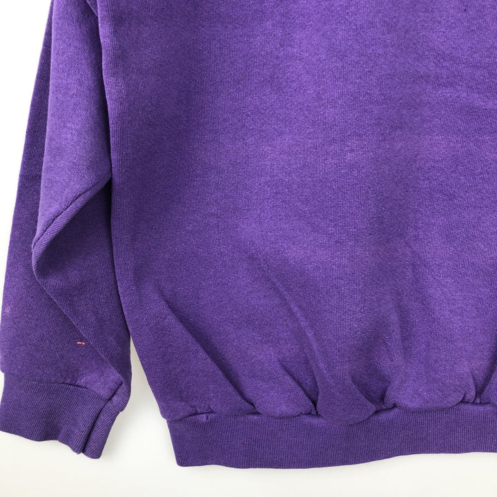 Vintage 90'S LOGO 7. INC. Los Angeles Lakers sweatshirt, Made in USA, Men's Size L cotton purple type Vintage Second Hand