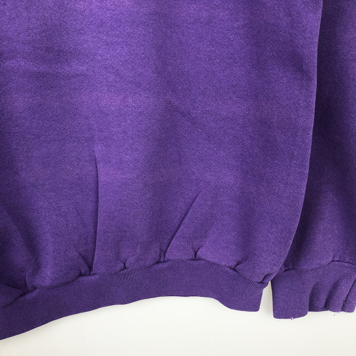 Vintage 90'S LOGO 7. INC. Los Angeles Lakers sweatshirt, Made in USA, Men's Size L cotton purple type Vintage Second Hand