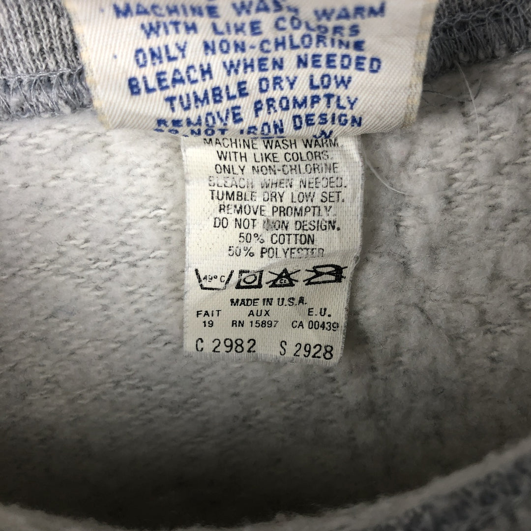 Vintage TEAM RATED NBA CHICAGO BULLS Chicago Bulls sweatshirt, Made in USA, Men's Size L cotton gray type Vintage Second Hand