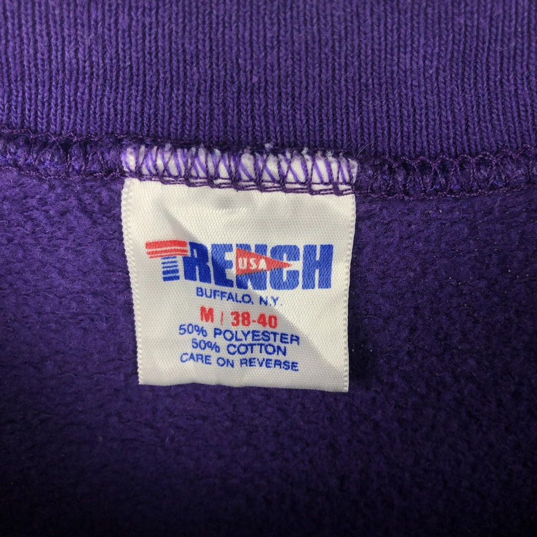 Vintage 90'S Los Angeles Lakers TRENCH sweatshirt, made in the USA, size M, men's polyester purple type Vintage Second Hand
