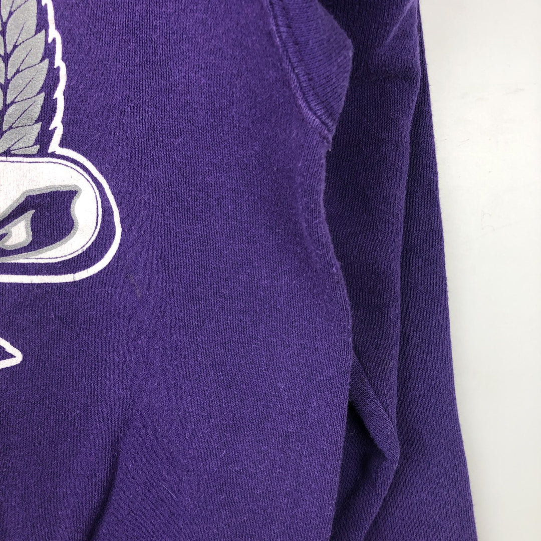 Vintage 90'S Los Angeles Lakers TRENCH sweatshirt, made in the USA, size M, men's polyester purple type Vintage Second Hand
