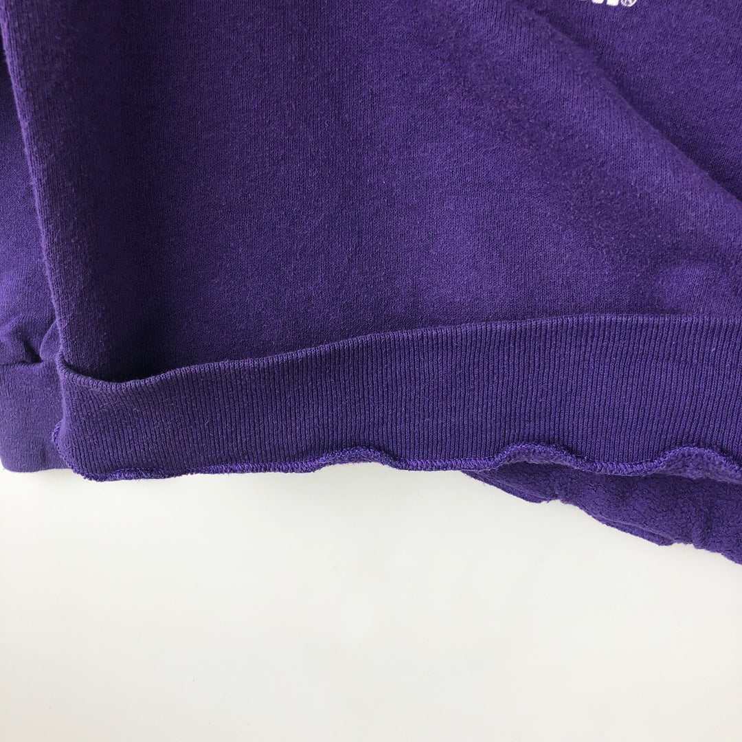 Vintage 90'S Los Angeles Lakers TRENCH sweatshirt, made in the USA, size M, men's polyester purple type Vintage Second Hand