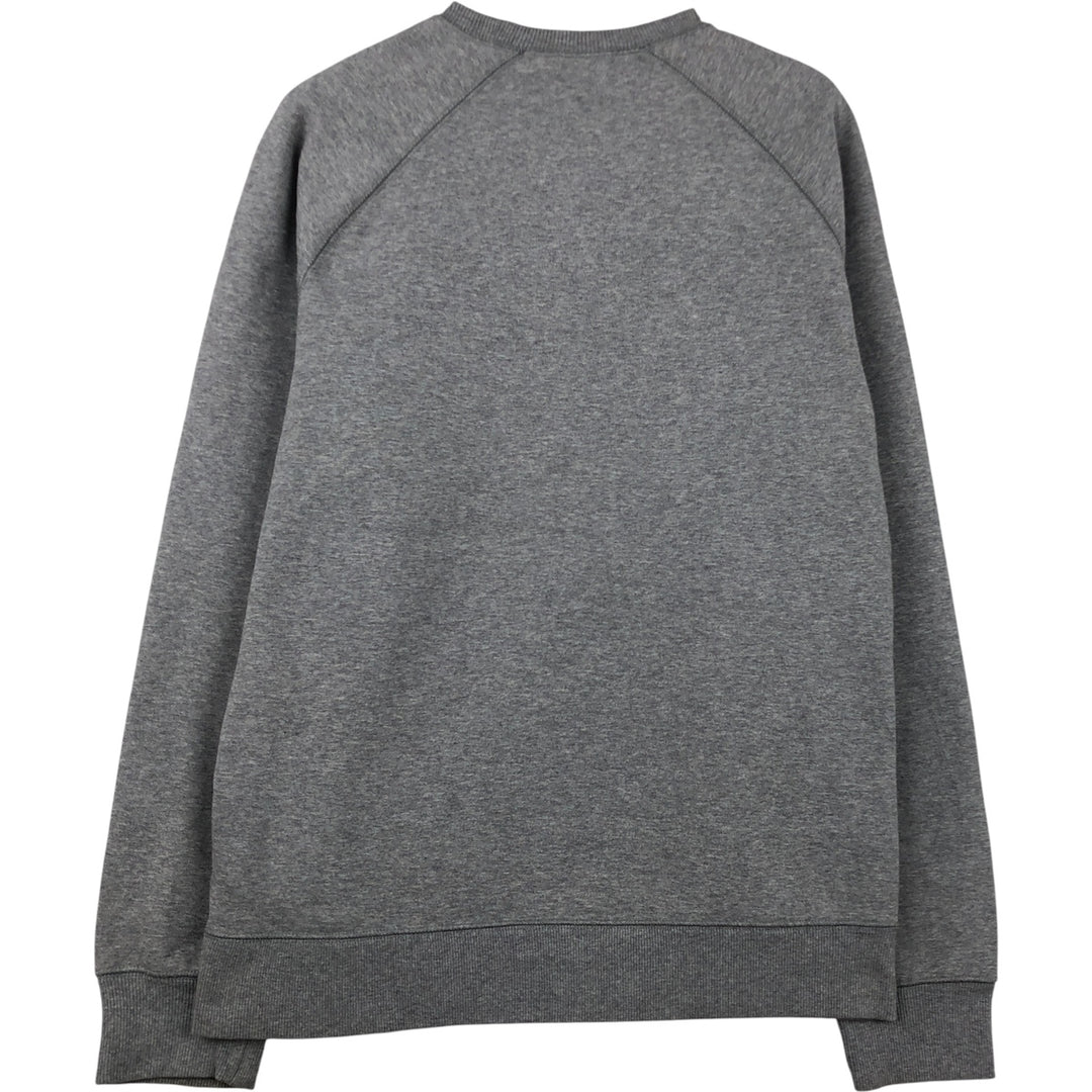 Carhartt One Point Logo Sweatshirt, Men's M Size cotton gray type Vintage Second Hand