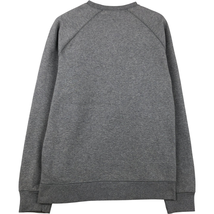 Carhartt One Point Logo Sweatshirt, Men's M Size cotton gray type Vintage Second Hand