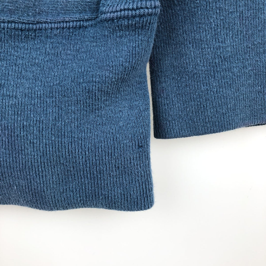 Vintage 90'S Champion Reverse Weave sweatshirt with embroidered tag, made in the USA, size L. cotton blue type Vintage Second Hand