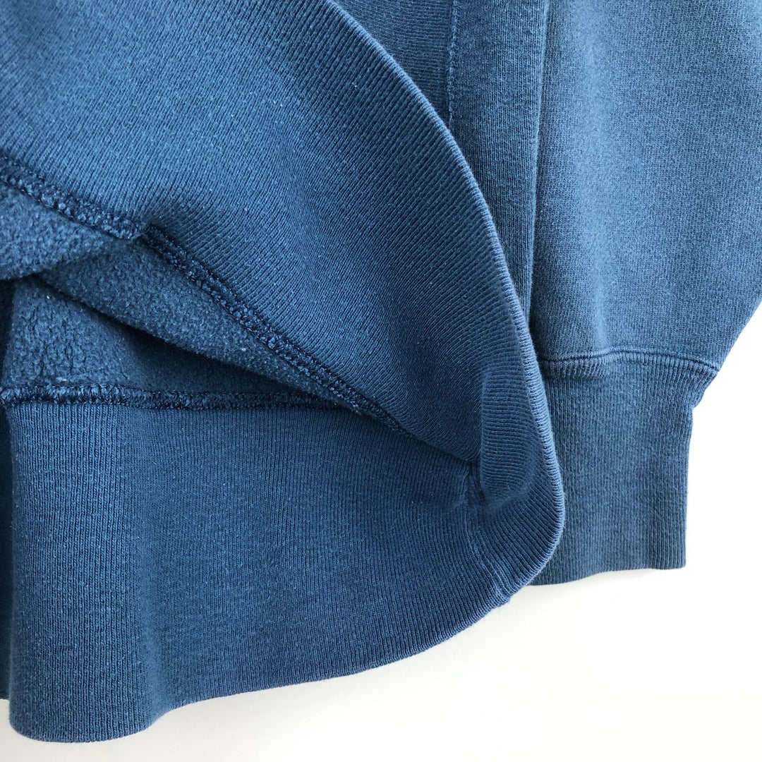 Vintage 90'S Champion Reverse Weave sweatshirt with embroidered tag, made in the USA, size L. cotton blue type Vintage Second Hand