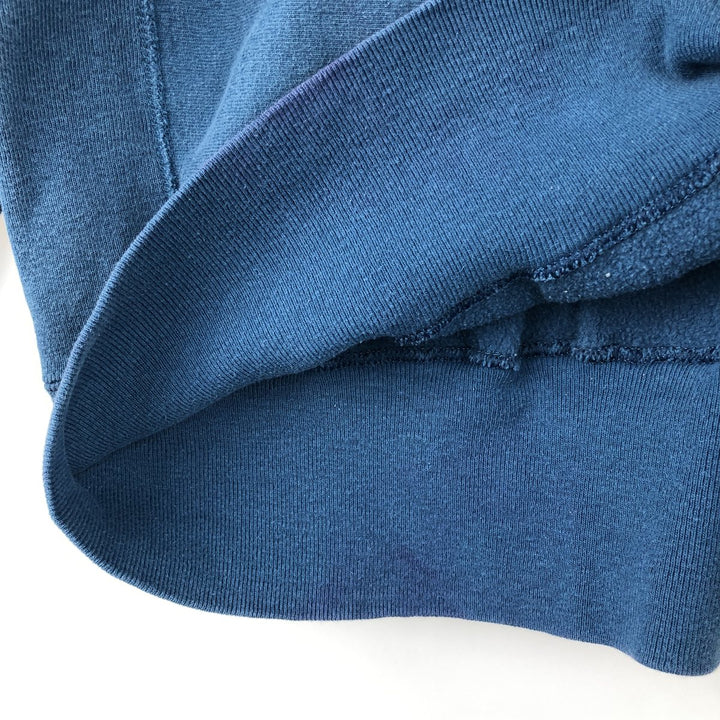 Vintage 90'S Champion Reverse Weave sweatshirt with embroidered tag, made in the USA, size L. cotton blue type Vintage Second Hand
