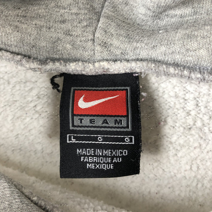 2000'S Nike Team College Pullover Hoodie, Men's Size L unclear gray type Vintage Second Hand
