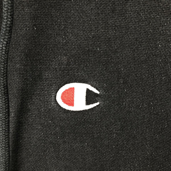 Champion REVERSE WEAVE Reverse Weave Sweat Pullover Hoodie Men's L size cotton black type Vintage Second Hand