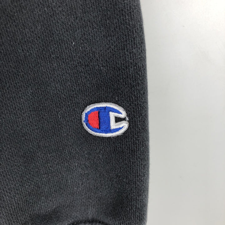 Champion REVERSE WEAVE Reverse Weave Sweat Pullover Hoodie Men's L size cotton black type Vintage Second Hand