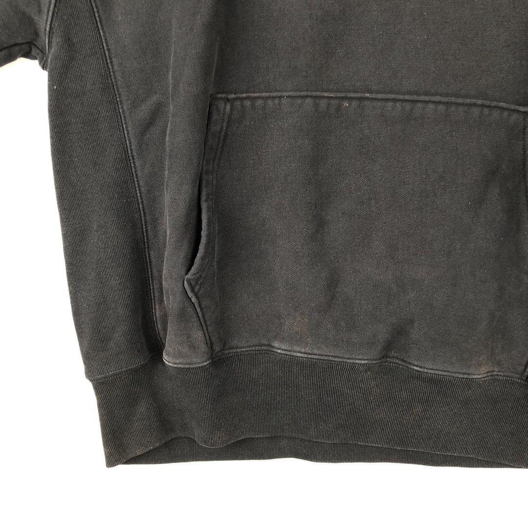 Champion REVERSE WEAVE Reverse Weave Sweat Pullover Hoodie Men's L size cotton black type Vintage Second Hand