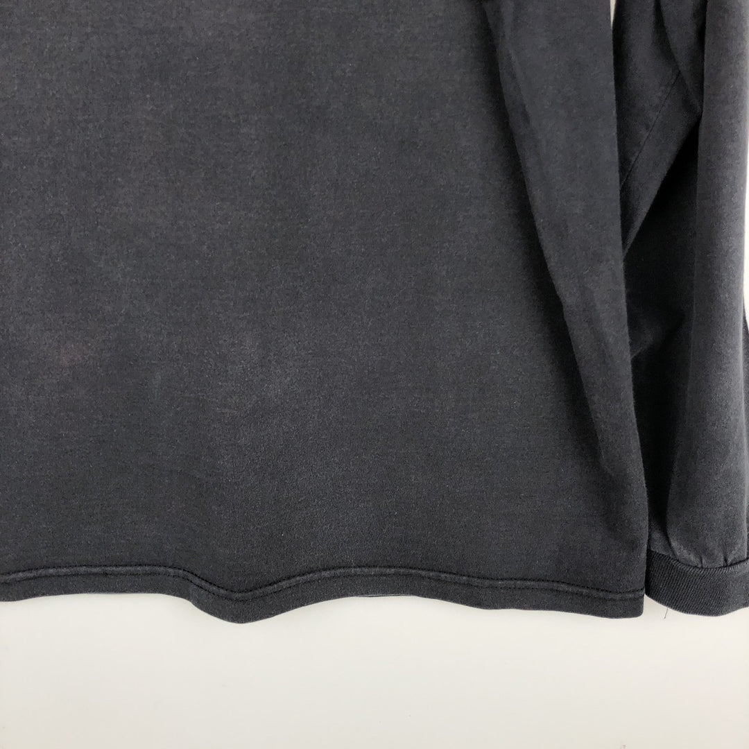 2000'S DELTA BUSCH GARDENS Busch Gardens Long Sleeve T-Shirt, Men's XL cotton black type Vintage Second Hand