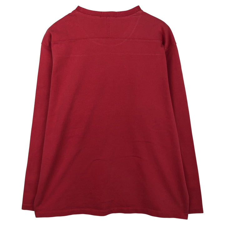 Ralph Lauren POLO by Ralph Lauren long-sleeved T-shirt, men's size XXL cotton red type Vintage Second Hand