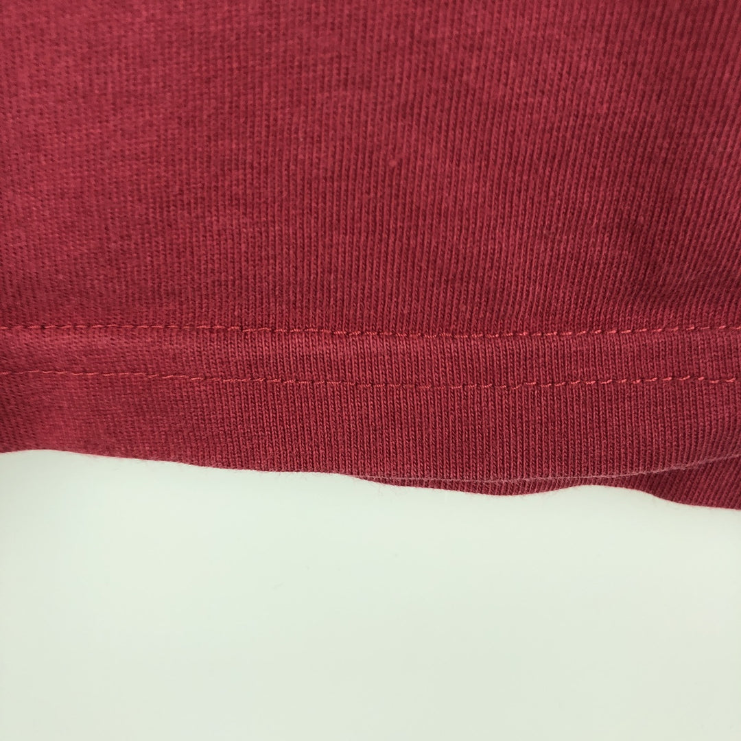 00'S Ralph Lauren POLO JEANS COMPANY Long T-shirt Men's M size cotton burgundy type Vintage Second Hand