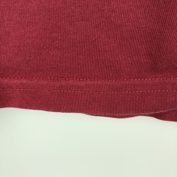 00'S Ralph Lauren POLO JEANS COMPANY Long T-shirt Men's M size cotton burgundy type Vintage Second Hand