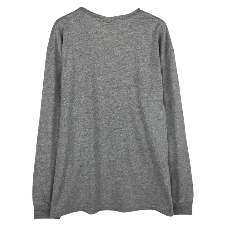 Ralph Lauren POLO by Ralph Lauren long-sleeved T-shirt, men's size XL cotton gray type Vintage Second Hand