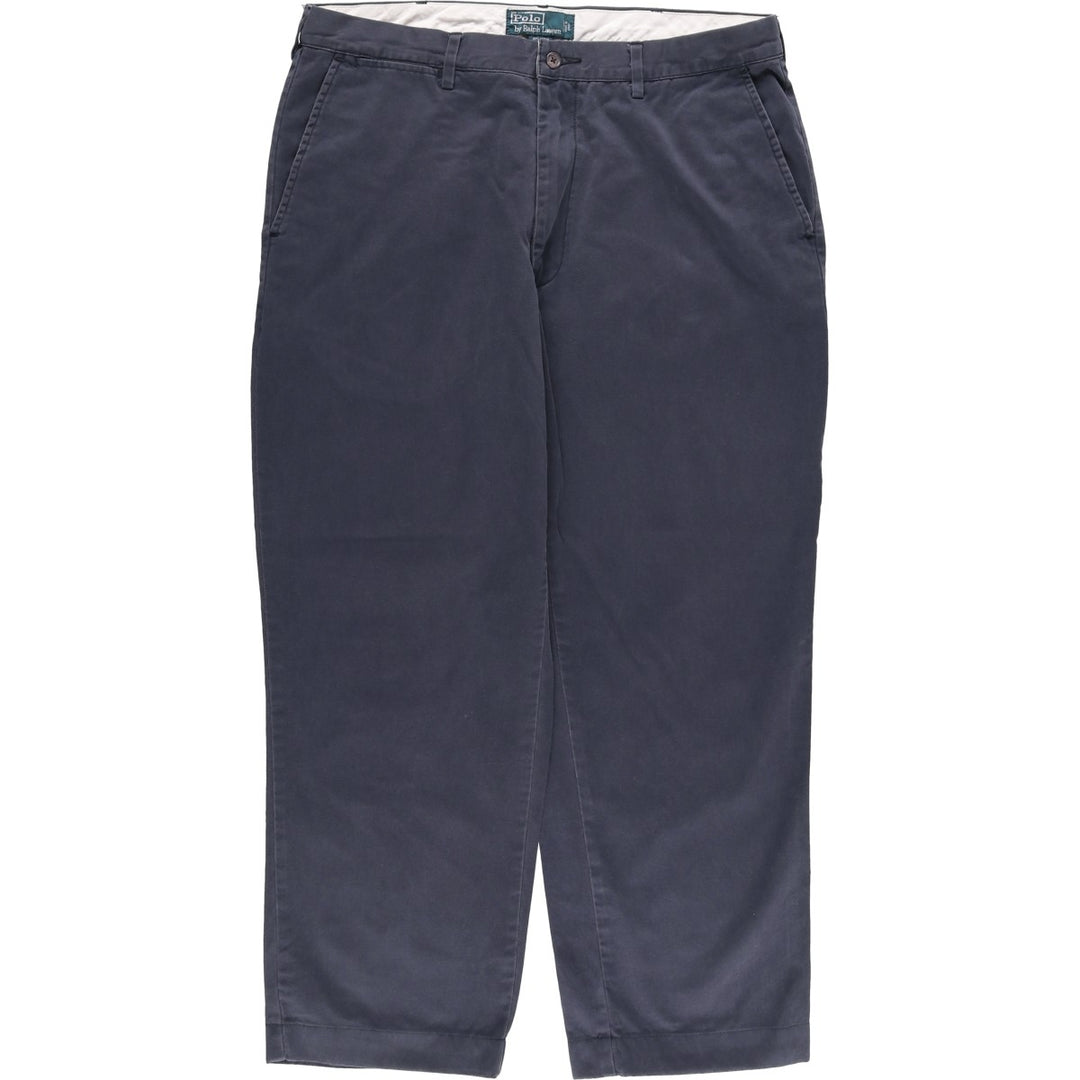Ralph Lauren POLO by Ralph Lauren Chino Pants Men's W36 cotton navy blue type Vintage Second Hand