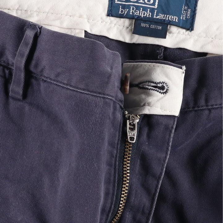 Ralph Lauren POLO by Ralph Lauren Chino Pants Men's W36 cotton navy blue type Vintage Second Hand