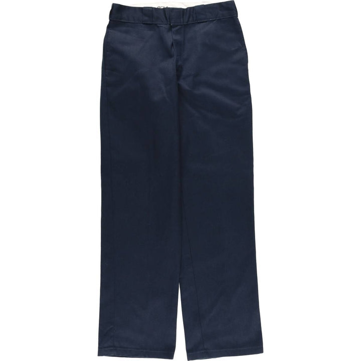 Dickies 874 ORIGINAL FIT Work Pants for Men, W30 equivalent polyester navy blue type Vintage Second Hand