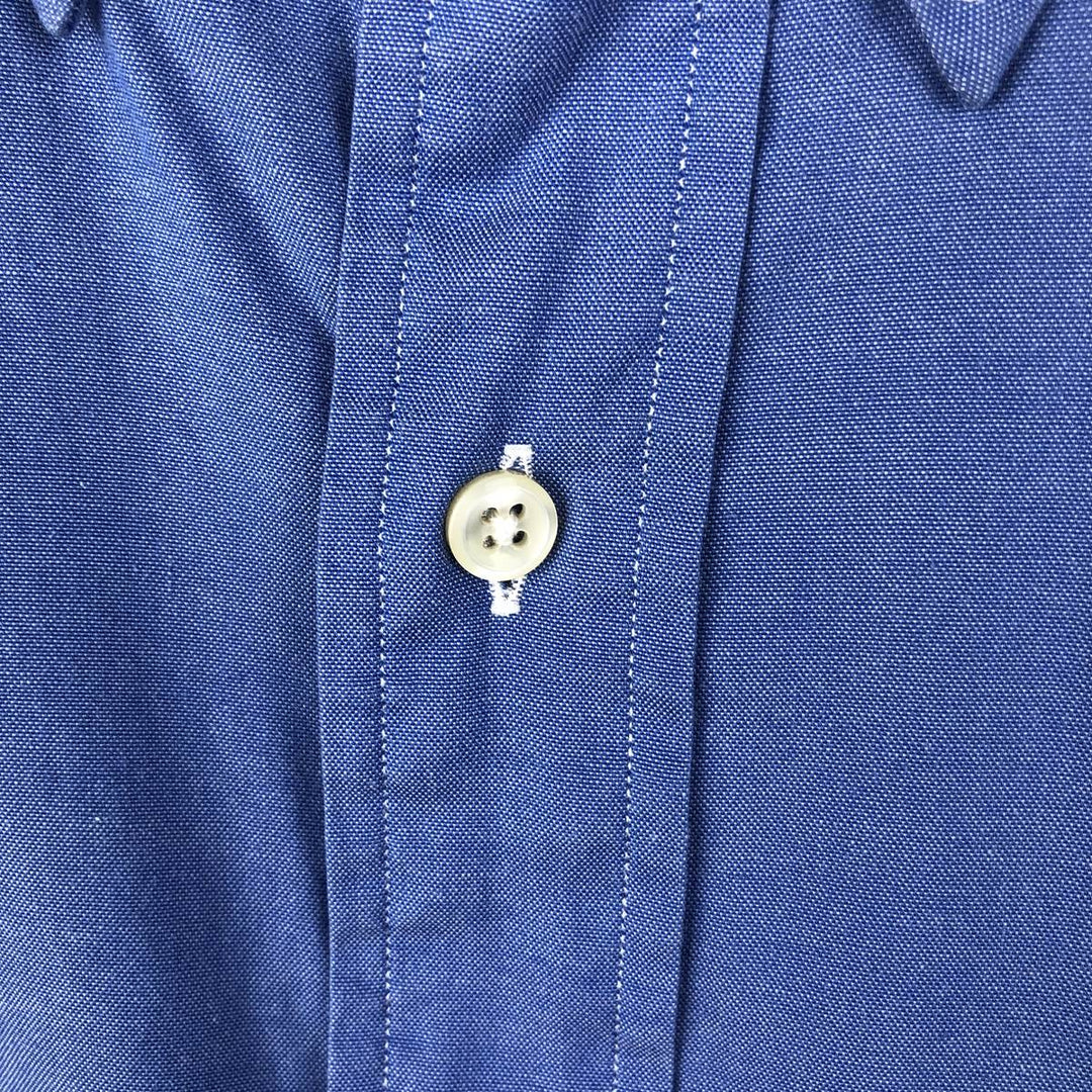 Ralph Lauren YARMOUTH long sleeve button down shirt, men's XL size cotton blue type Vintage Second Hand