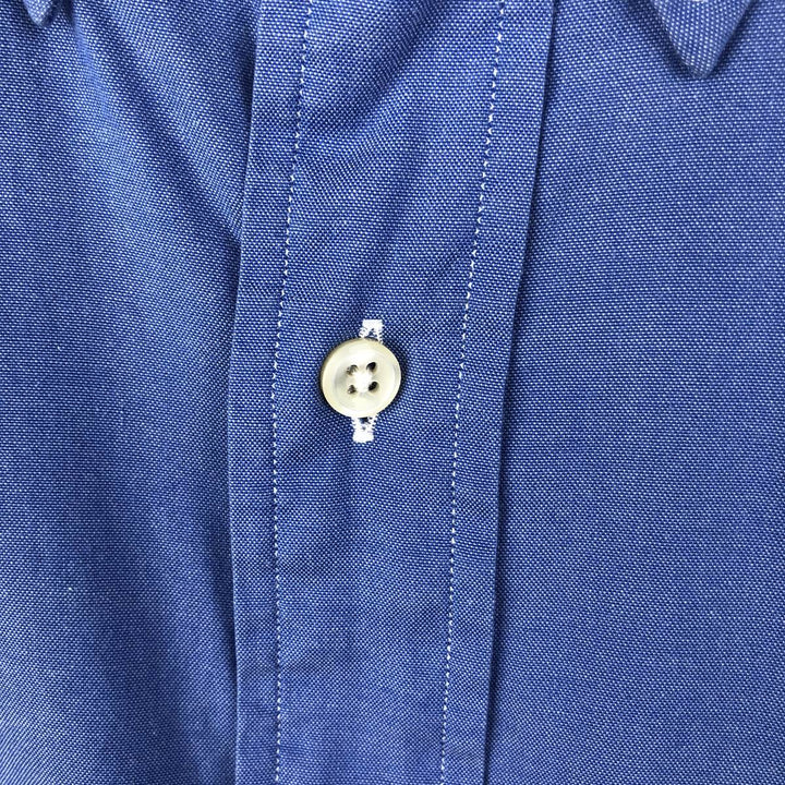 Ralph Lauren YARMOUTH long sleeve button down shirt, men's XL size cotton blue type Vintage Second Hand