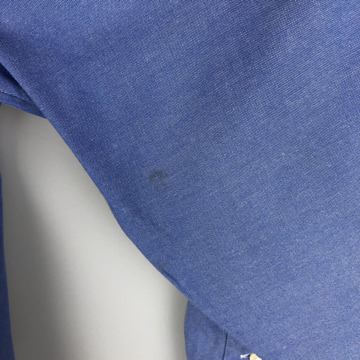 Ralph Lauren YARMOUTH long sleeve button down shirt, men's XL size cotton blue type Vintage Second Hand
