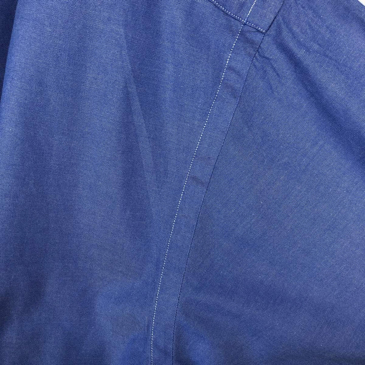 Ralph Lauren YARMOUTH long sleeve button down shirt, men's XXL size cotton blue type Vintage Second Hand