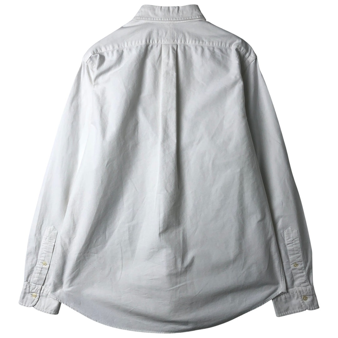 Ralph Lauren POLO by Ralph Lauren long sleeve button down shirt, men's size L cotton white type Vintage Second Hand
