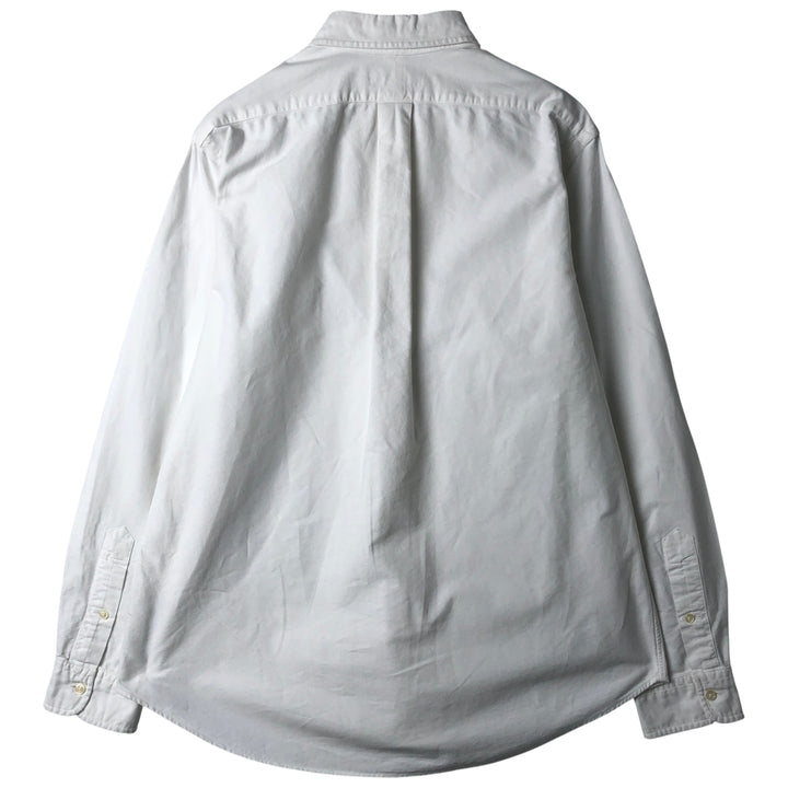 Ralph Lauren POLO by Ralph Lauren long sleeve button down shirt, men's size L cotton white type Vintage Second Hand