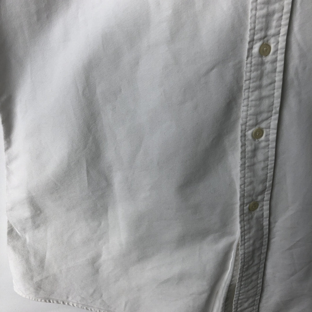 Ralph Lauren POLO by Ralph Lauren long sleeve button down shirt, men's size L cotton white type Vintage Second Hand