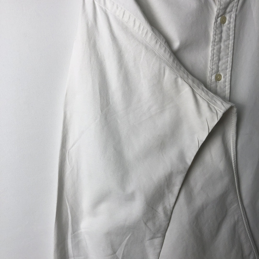 Ralph Lauren POLO by Ralph Lauren long sleeve button down shirt, men's size L cotton white type Vintage Second Hand