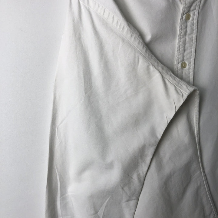Ralph Lauren POLO by Ralph Lauren long sleeve button down shirt, men's size L cotton white type Vintage Second Hand