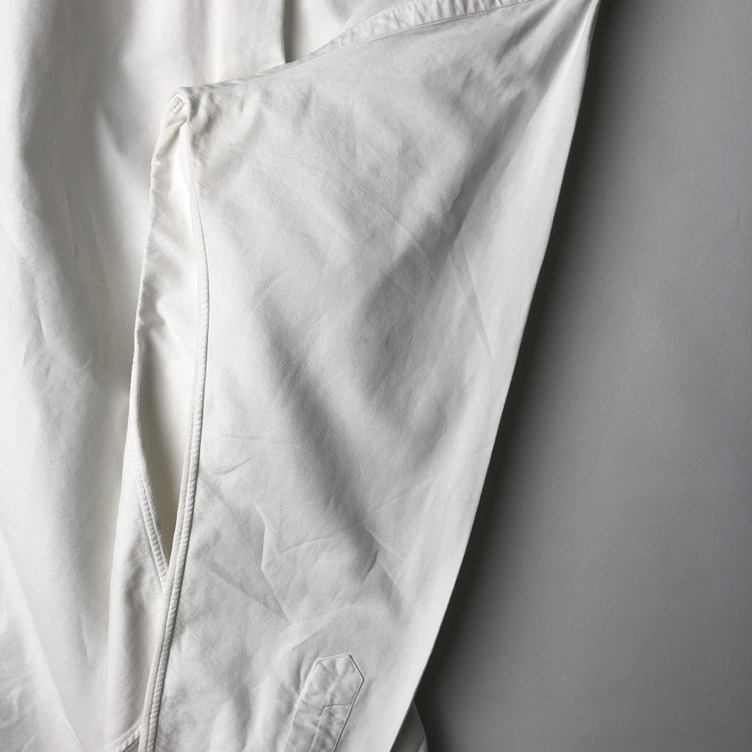 Ralph Lauren POLO by Ralph Lauren long sleeve button down shirt, men's size L cotton white type Vintage Second Hand