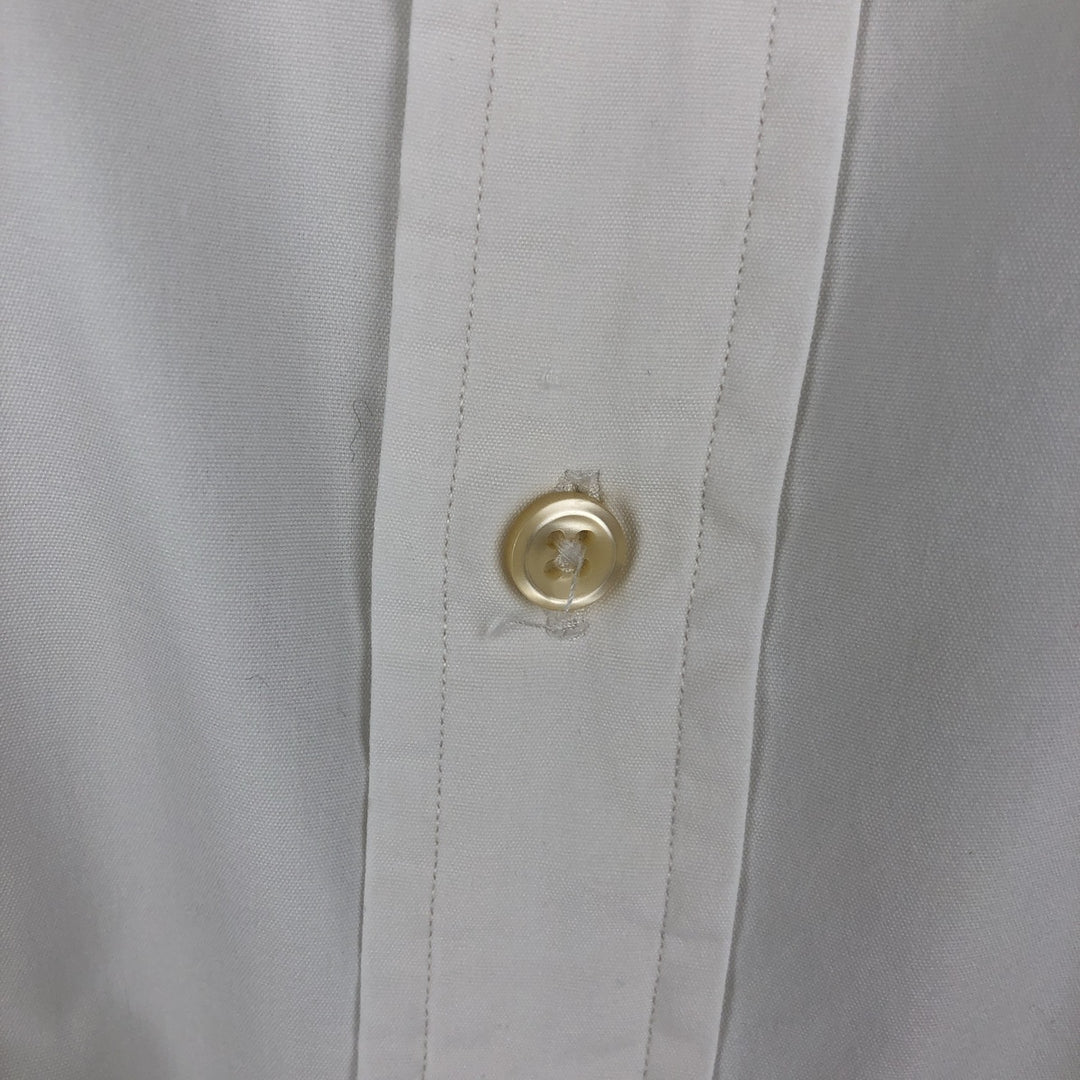 Ralph Lauren POLO by Ralph Lauren REGENT COSTOM FIT long-sleeved cotton shirt, men's size XXL cotton white type Vintage Second Hand