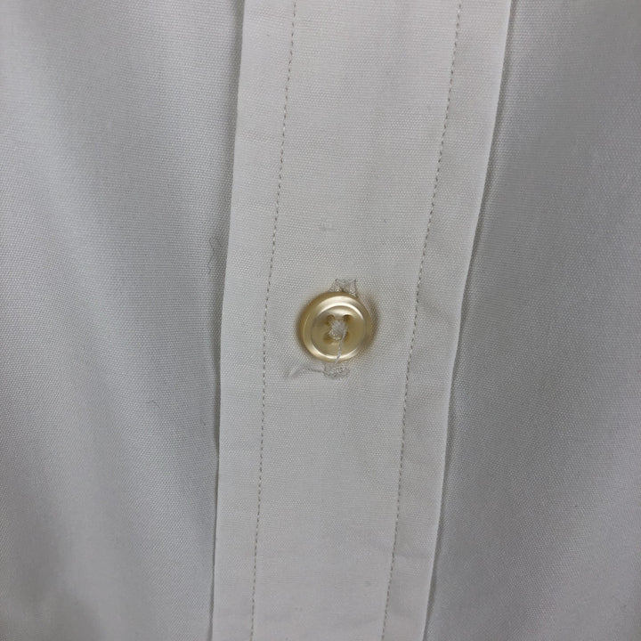 Ralph Lauren POLO by Ralph Lauren REGENT COSTOM FIT long-sleeved cotton shirt, men's size XXL cotton white type Vintage Second Hand
