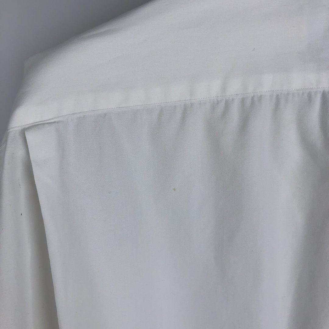 Ralph Lauren POLO by Ralph Lauren REGENT COSTOM FIT long-sleeved cotton shirt, men's size XXL cotton white type Vintage Second Hand