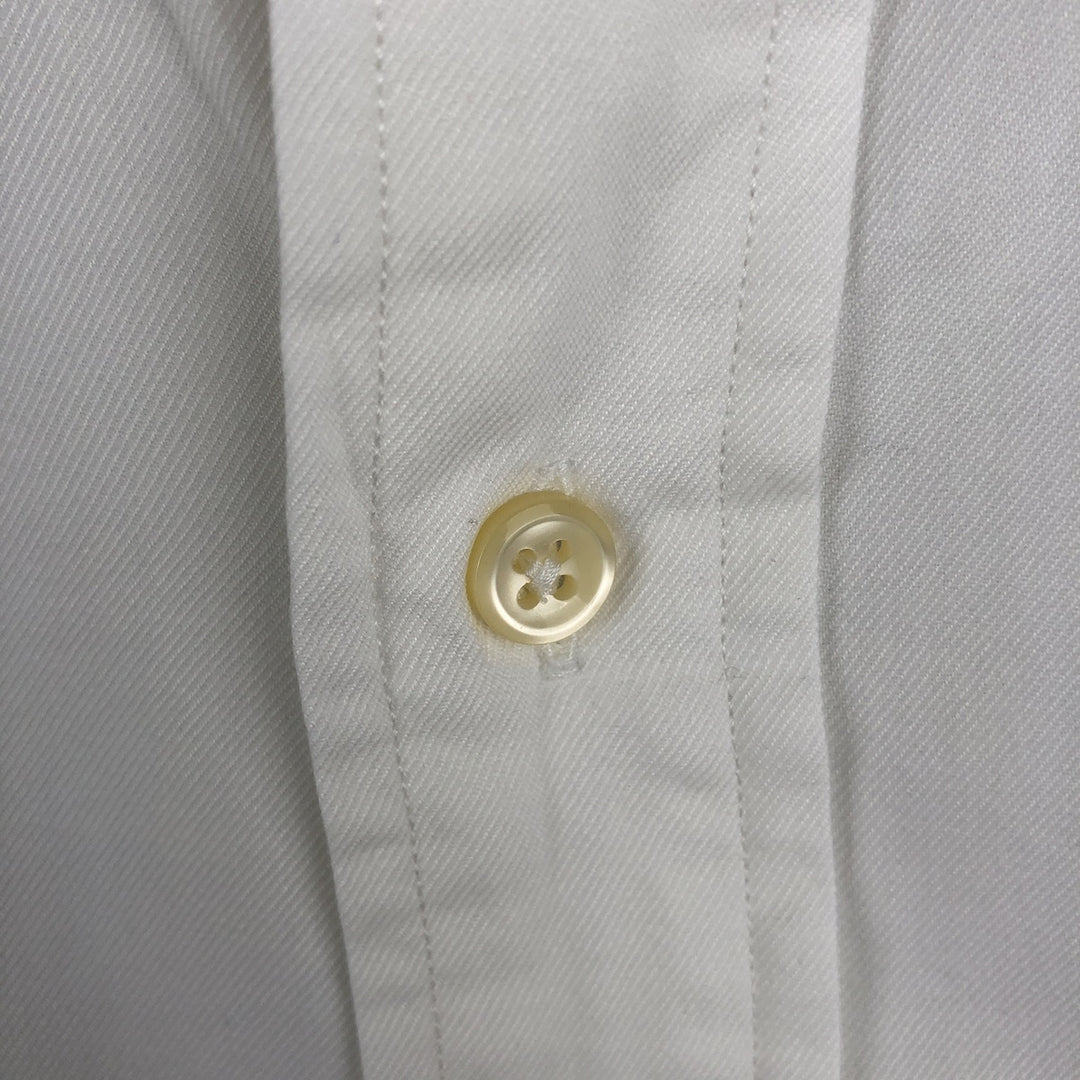Ralph Lauren POLO by Ralph Lauren REGENT CUSTOM FIT long-sleeved cotton shirt, men's size M cotton white type Vintage Second Hand