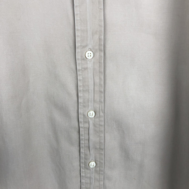 Ralph Lauren BLAKE long sleeve button down shirt, men's XL size cotton Beige type Vintage Second Hand