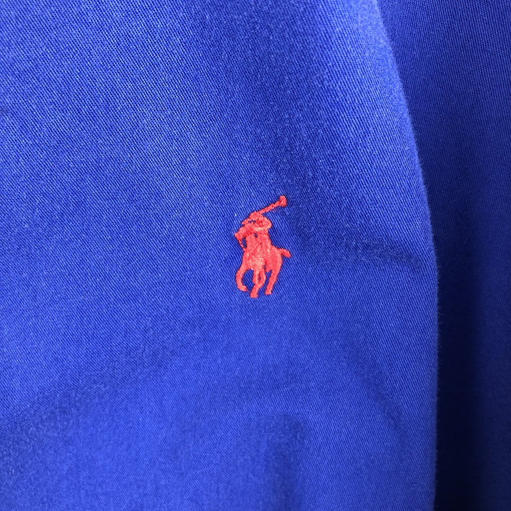 Ralph Lauren BLAKE long sleeve button down shirt, men's XL size cotton blue type Vintage Second Hand