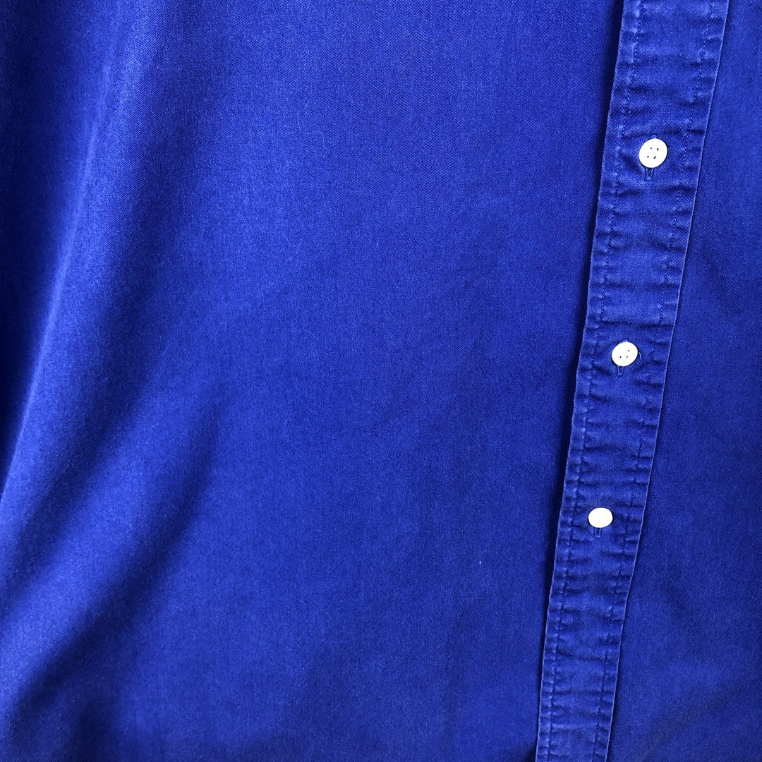 Ralph Lauren BLAKE long sleeve button down shirt, men's XL size cotton blue type Vintage Second Hand
